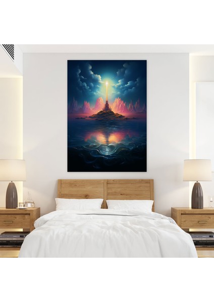 Mum Duvar Sanatı - Gerçeküstü Rüya Manzara Kanvas Tablo - Mum Kanvas Mum Duvar Sanatı Gerçeküstü Rüya Manzara Kanvas Tablo fiyatları