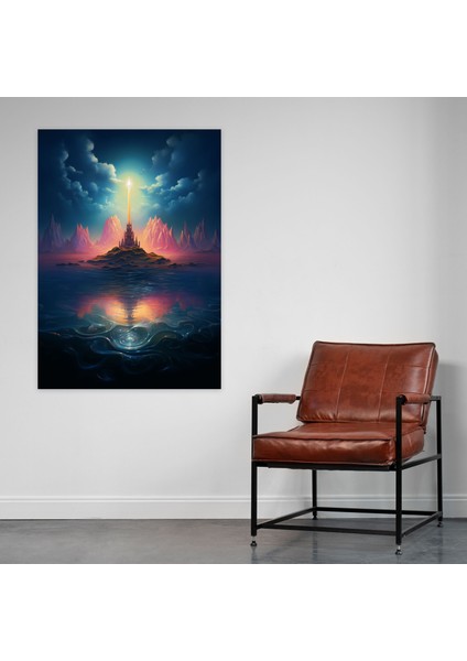 Mum Duvar Sanatı - Gerçeküstü Rüya Manzara Kanvas Tablo - Mum Kanvas Mum Duvar Sanatı Gerçeküstü Rüya Manzara Kanvas Tablo modelleri