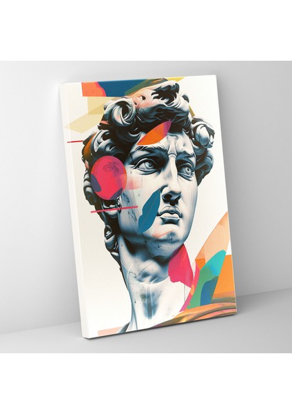 Klasik Heykel Pop Sanat Duvar Sanatı - Klasik ve Pop Sanat Pop Sanat Kanvas Duvar Sanatı Klasik Heykel