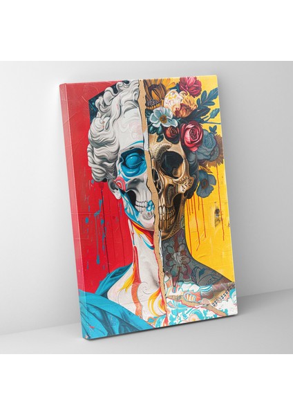 Rönesans Pop Kanvas Tablo - Klasizm ve Pop Sanat Duvar Dekorasyonu Duvar Sanatı Rönesans