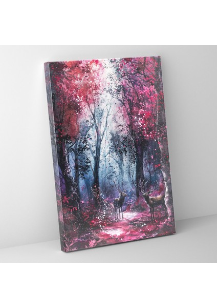 Büyülü Orman Mistik Yaratıklar Duvar Sanatı - Ashvin Harrison Kanvas Tablo Sihir