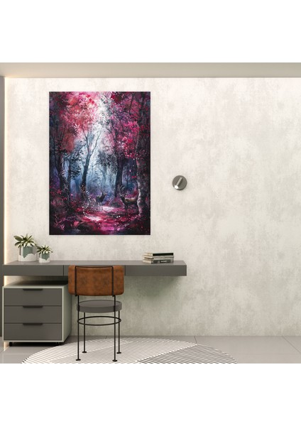 Büyülü Orman Mistik Yaratıklar Duvar Sanatı - Ashvin Harrison Kanvas Tablo Sihir fiyatları