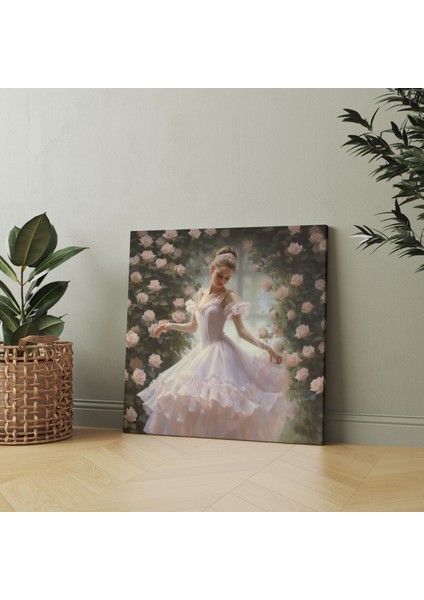 Romantik Bale Balerin Kanvas Tablo - Ev Dekorasyonu Zarif Duvar Sanatı fiyatları