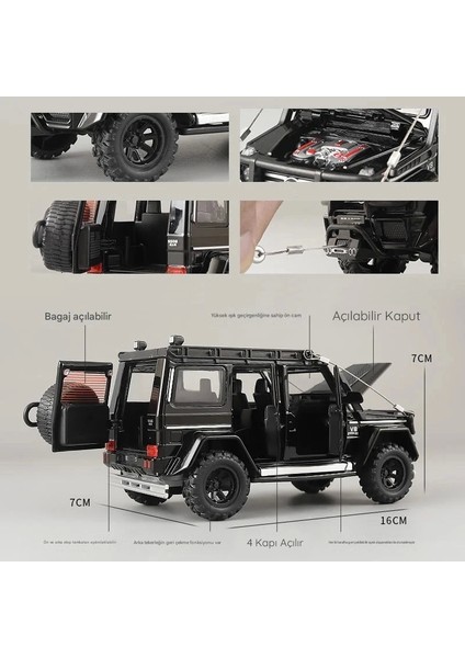 Vardem Çek Bırak Işıklı ve Sesli Off-Road Jeep Oyuncak Araba – 1:32 Ölçek, Kapılar Açılır fiyatları