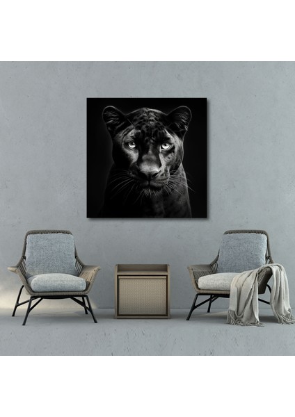 Kara Panter Kanvas Tablo - Kara Panter Zarafet Güzellik fiyatları