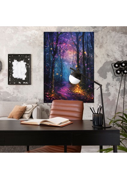 Ashvin Harrison Perde Tablo Sanatı - Perde Tablo Peri Işıkları Kanvas Tablo modelleri