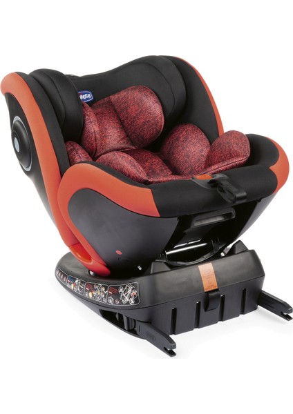 Edolika Chicco Seat 4 Fix 0-36 kg Isofix Oto Koltuğu - Poppy Red