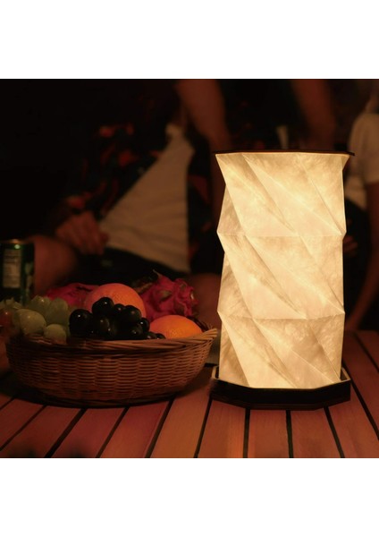 Dönen Kitap Işığı Abs Ahşap ve Kağıt Lamba Taşınabilir USB Şarj Edilebilir fiyatları