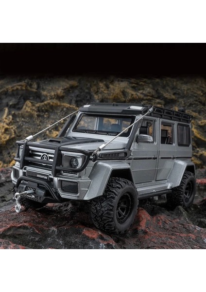Çek Bırak Işıklı ve Sesli Off-Road Jeep Oyuncak Araba – 1:32 Ölçek, Kapılar Açılır | Gri modelleri