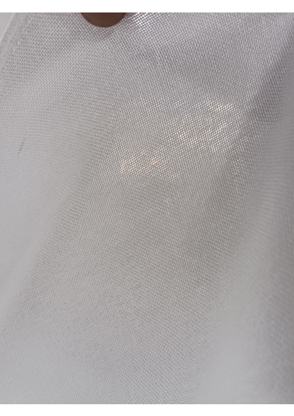 Hasır Keten Fon Perde- Beyaz - Pilesiz Düz Dikim - B2000 fırsatları