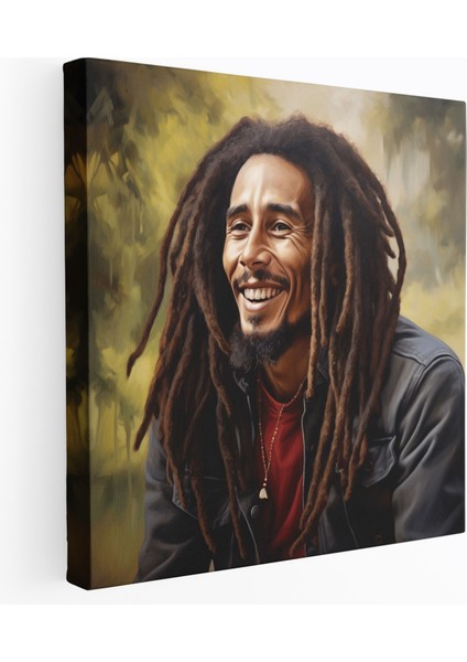 Bob Marley Duvar Sanatı - Gerçekçi Yağlı Boya Tablo - Bob Marley Bob Marley Duvar Dekorasyonu Duvar Sanatı Duvar Dekorasyonu