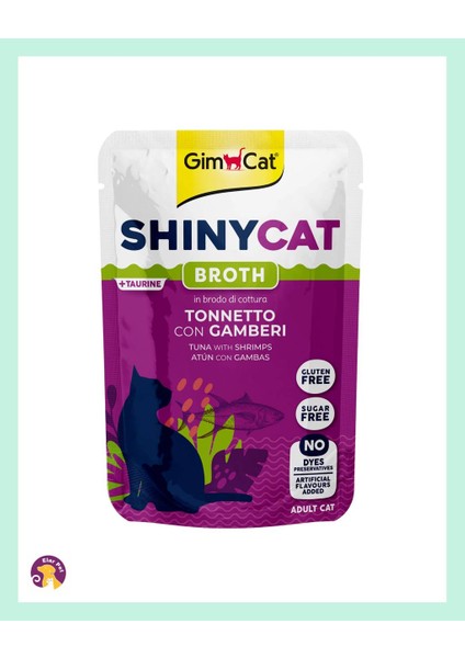 Shinycat Pouch Ton Balıklı ve Karidesli Kedi Maması 70 gr