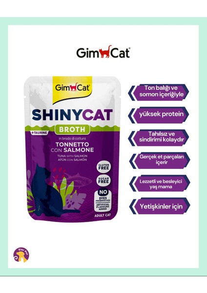 Shinycat Pouch Ton Balıklı ve Somonlu Kedi Maması 70 gr fiyatları