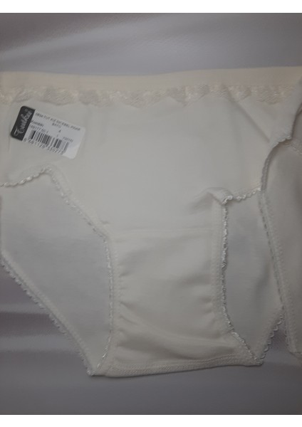 Ekru %100 Pamuk Cotton Beli Minik Dantelli Tutku Kız Çocuk Külot modelleri