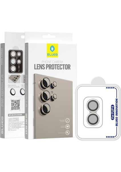 Samsung Flip 6 Gri/silver Lens Koruyucu (Silver)