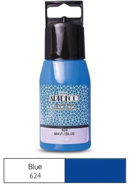 Boyutlu Boya 50 ml Mavi 624
