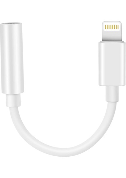 3,5 mm Kulaklık Bağlantı Adaptörü, Apple Mfi Sertifikalı, iPhone 3,5 mm Ses Aux Jak Adaptörü, Dongle Kablosu, Dönüştürücü, iPhone 14, 13, 12, 11 Pro Xr Xs, 7, iPad ile Uyumlu