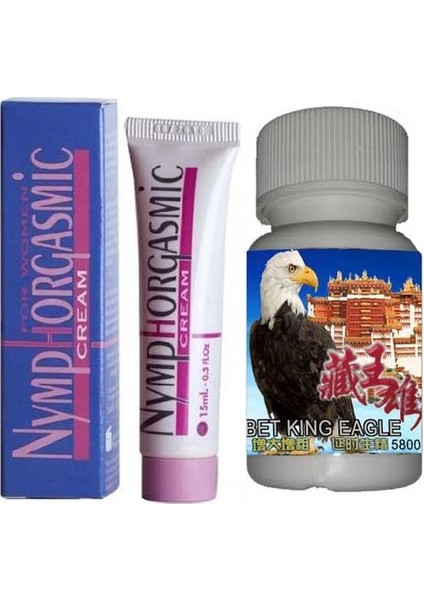 Nymphorgasmic 15 Ml. Cream Kremi + T10 Hapı 10 Lu Kapsül