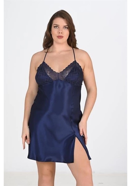 Arias Closet 2li Lacivert Sabahlık Takımı Bigsize 6215 modelleri