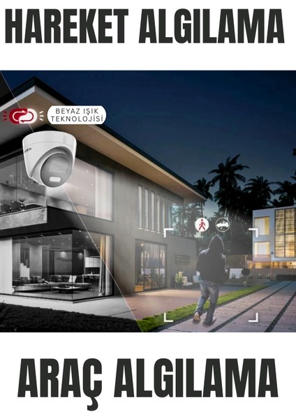 DS-2CD1343G2-LIUF 4 Mp 2.8mm Lens Ip Dome Güvenlik Kamerası