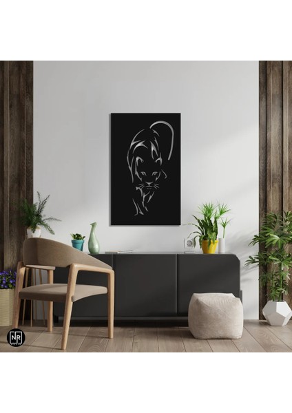 Panter Dekoratif Metal Tablo modelleri