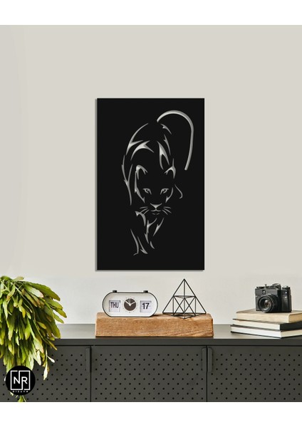 Panter Dekoratif Metal Tablo fırsatları