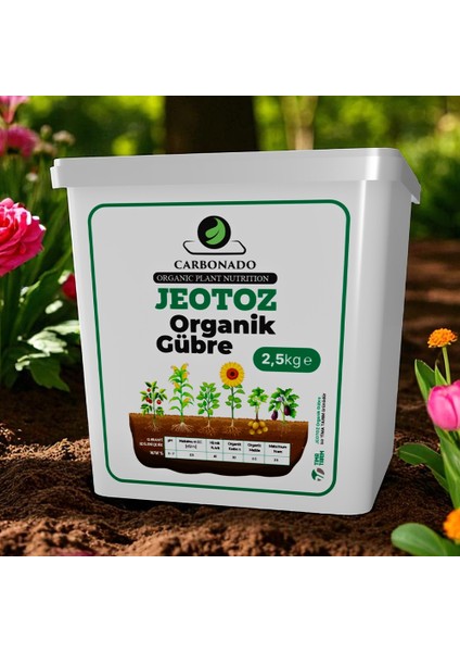Jeotoz Organik Gübre 2,5 kg – Doğal Bitki Besini, Yüksek Verim ve Sağlıklı Gelişim fiyatları