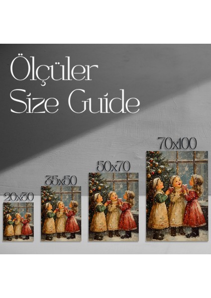 Kardan Adamlar ve Noel Şarkıları Tablosu modelleri