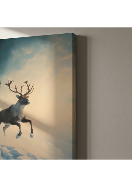 Kış Rengi Noel Geyikleri Tablosu indirimleri