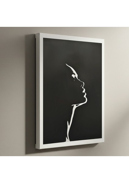 Kadın Silüeti Soyut Sanat Tablosu