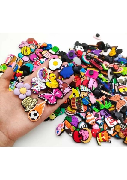 Renkli Yapışkanlı Silikon Emoji 10 Adet Terlik Süsü fiyatları