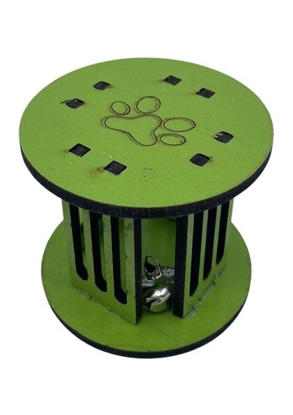 Mini Silindir Eğlenceli Renkli Sağlam Küçük Pati Izi Şekilli Kedi Oyuncağı (4915) modelleri