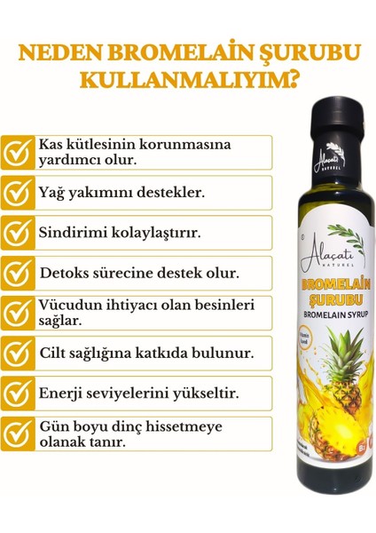 Bromelain Zengin Içerikli Detox Mix Şurubu (Vitamin Ilaveli) 250 ml fiyatları