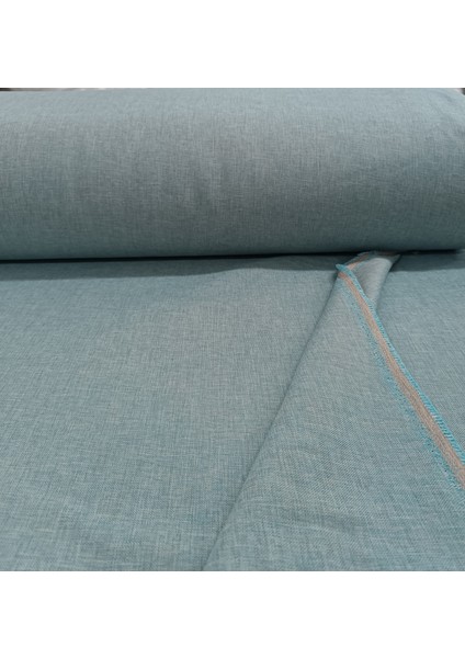 Hasır Keten Fon Perde- Mint Yeşili - Pilesiz Düz Dikim - MTT711 indirimleri