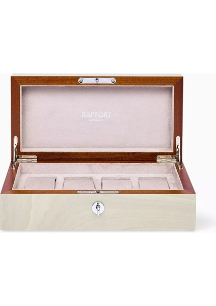 Heritage Chroma 4’lü Lake Ahşap Saat Kutusu, Lüks El Işçiliği modelleri