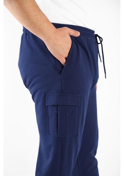 Mocgrande Büyük Beden Erkek Düz Komando Eşofman Altı 22520 INDIGO modelleri