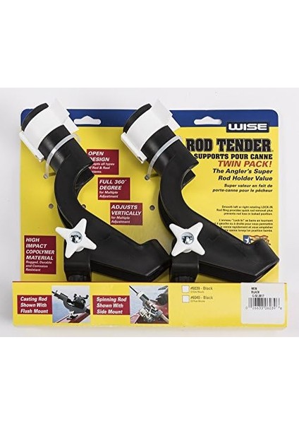 6039 Ikili Paket Çubuk Tutucu, 2 Yan Montajlı, Siyah fiyatları