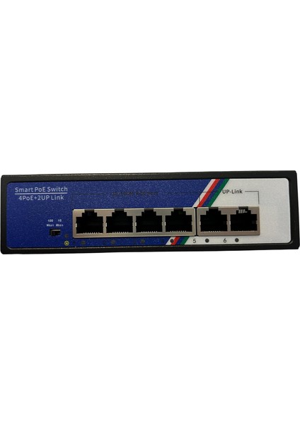 S4 Kolay Kurulum Switch 4 Port Poe +2 Uplink 10/100MBPS