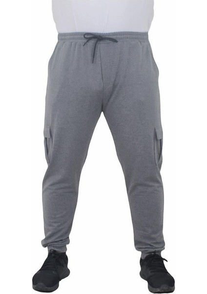 Büyük Beden Erkek Düz Komando Eşofman Altı 22520 Grı Melanj fiyatları