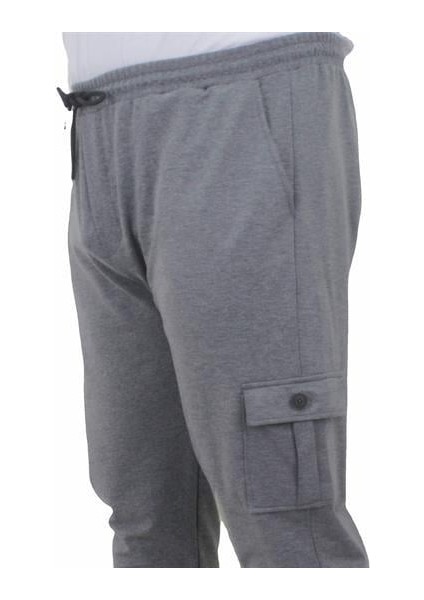 Büyük Beden Erkek Düz Komando Eşofman Altı 22520 Grı Melanj indirimleri