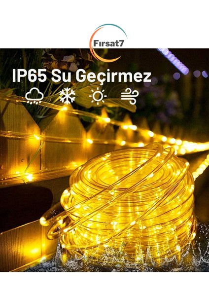 Şeffaf Kaplama Solar Güneş Enerjili Gün Işığı LED 10 Metre 100 LED Dekorasyon Iç Dış Mekan Bahçe LED modelleri
