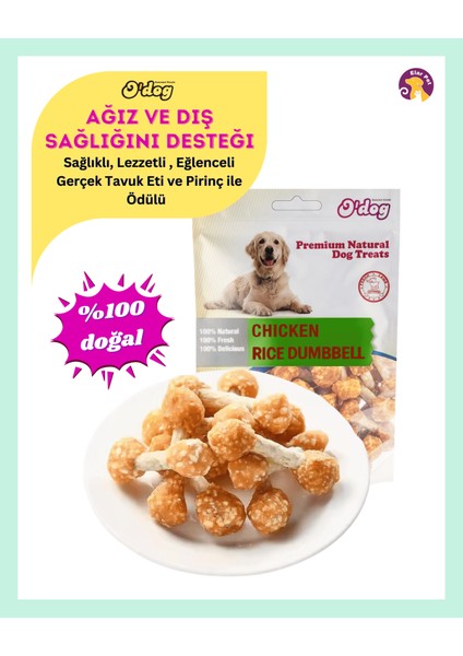 Gerçek Tavuk Eti ve Pirinç Köpek Ödülü (100 G) fiyatları