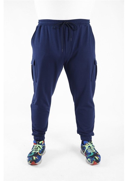 Büyük Beden Erkek Düz Komando Eşofman Altı 22520 Indıgo fiyatları