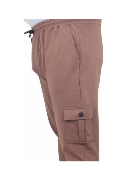 Büyük Beden Erkek Düz Komando Eşofman Altı 22520 Taba fiyatları