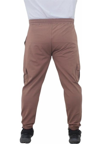 Büyük Beden Erkek Düz Komando Eşofman Altı 22520 Taba indirimleri