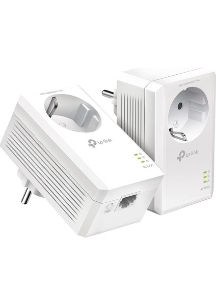 TL-PA7017P Kıt, AV1000 Gigabit Passthrough Powerline Başlangıç Kiti