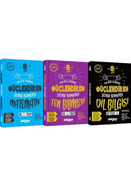 8. Sınıf Güçlendiren Matematik Fen Bilimleri Dil Bilgisi Soru Bankası