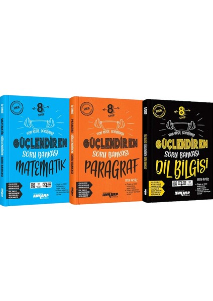 8. Sınıf Güçlendiren Matematik Paragraf Dil Bilgisi Soru Bankası