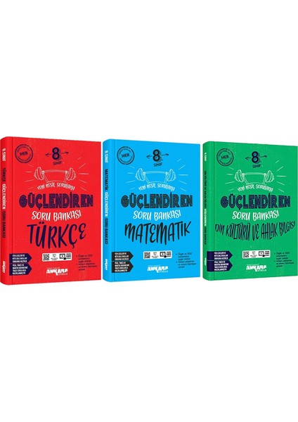 8. Sınıf Güçlendiren Türkçe Matematik Din Kültürü Soru Bankası