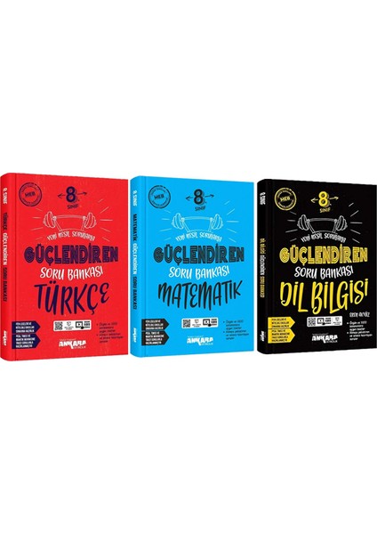 8. Sınıf Güçlendiren Türkçe Matematik Dil Bilgisi Soru Bankası